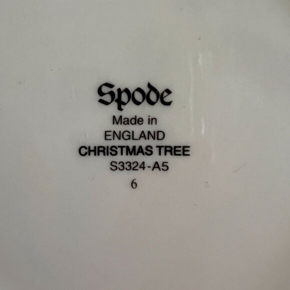 NOS Vintage 2003 Spode Christmas Tree 6" Revere Bowl Holiday Dish Collectible - Picture 11 of 14